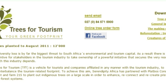 trees for tourism